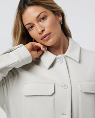 Restore Shirt Jacket Salt French Terry Shirt | Vuori For sale
