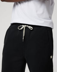 Seaside Sweatpant 28" Men's Relaxed Fit Black Sweatpant | Vuori Online