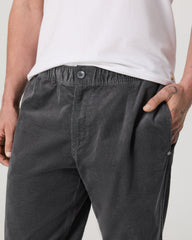 Men's Optimist Elastic Waist Pant Classic Fit Charcoal | Vuori US