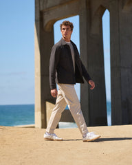 Fletcher Elastic Waist Pant Athletic Slim Fit 30" Oatmeal | Vuori