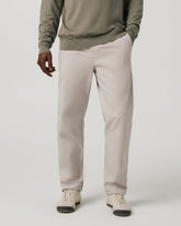 Men's Cascade Elastic Waist Trouser Classic Fit 30" Pewter | Vuori On sale