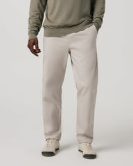 Men's Cascade Elastic Waist Trouser Classic Fit 30" Pewter | Vuori On sale