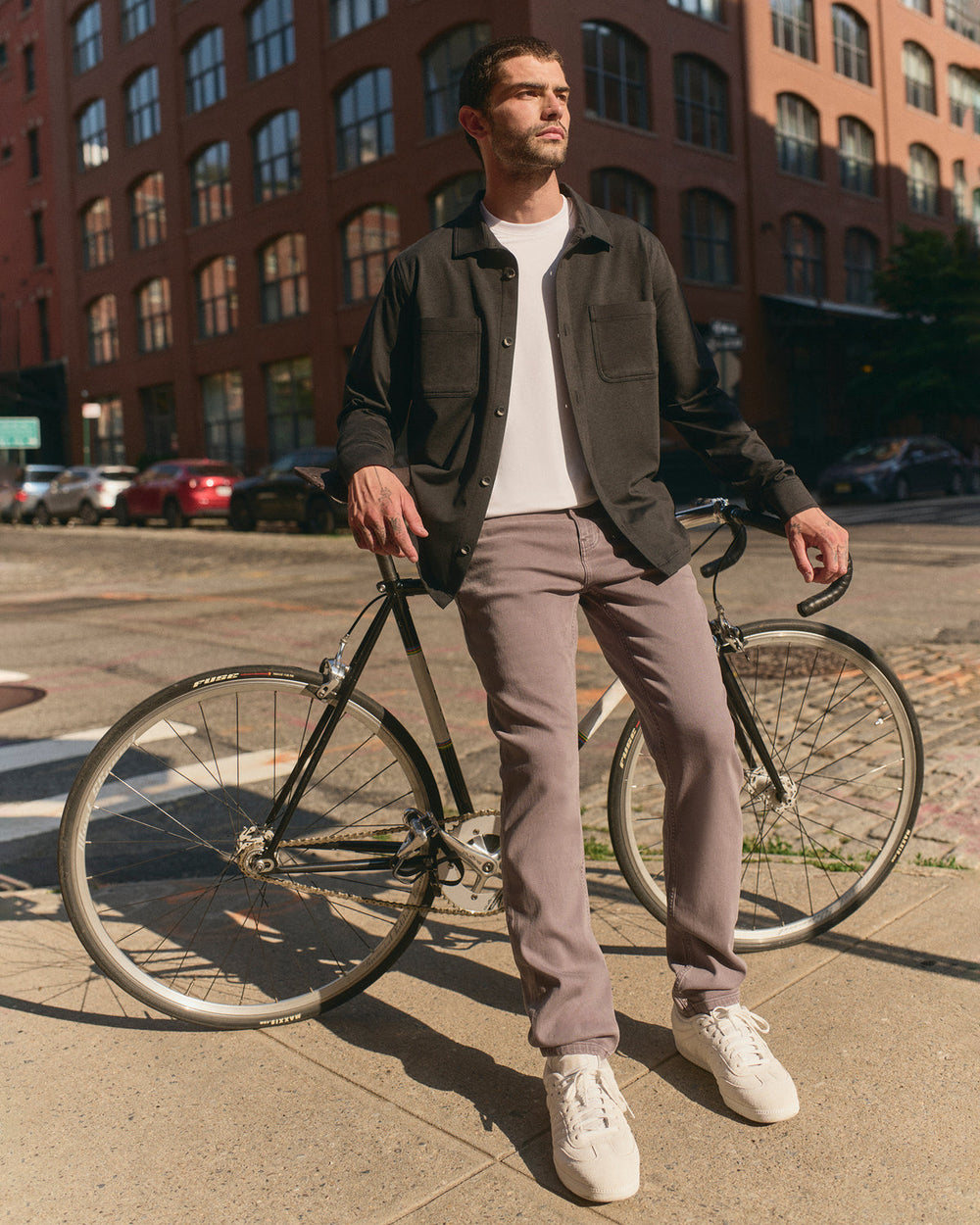 Benton Stretch Twill Pant Athletic Slim Fit 32" Cavern Grey | Vuori Discount