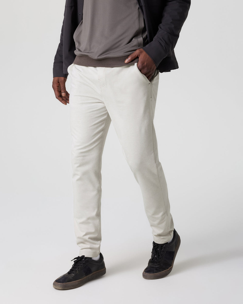 Coronado Pant Men's Salt Heather Zip Up Hoodie | Vuori