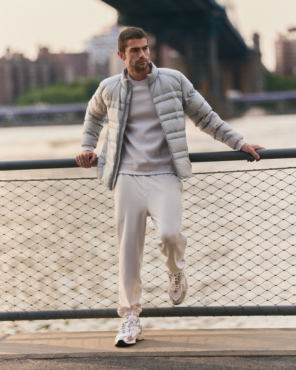 Men's Coronado Sweatpant 28" Salt Heather | Vuori Discount