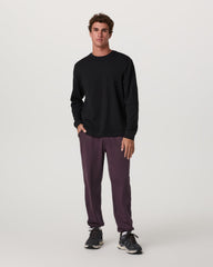 Men's Coronado Sweatpant 28" Raisin Heather | Vuori Online