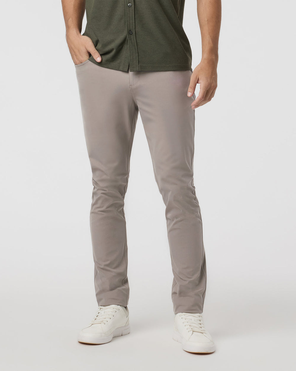 Meta Pant Athletic Slim 30" Mocha 5-Pocket Pants | Vuori Outlet