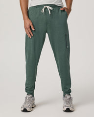 Men's Sunday Performance Jogger 30" Agate Green Heather | Vuori