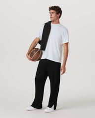 Sunday Warm Up Pant 30" Men's Black Performance Pants | Vuori US