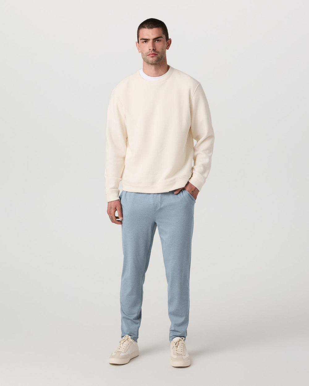 Ponto Performance Pant 30" Men's Flint Heather Pants | Vuori Discount