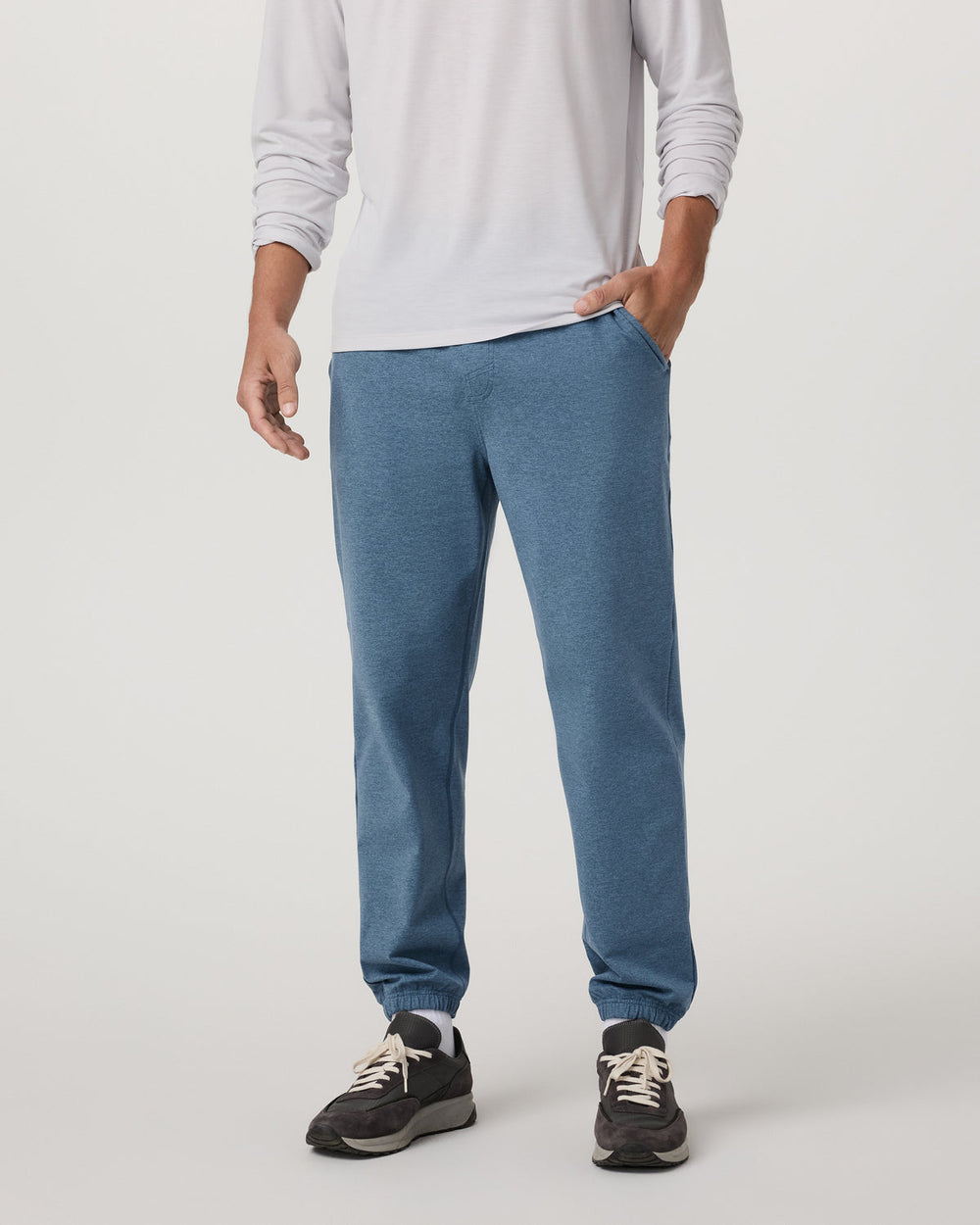 Men's Coronado Sweatpant 30" Pool Blue Heather | Vuori For sale
