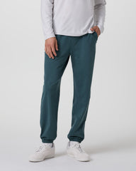 Coronado Performance Sweatpant Classic 28" Deep Sea Heather | Vuori Online