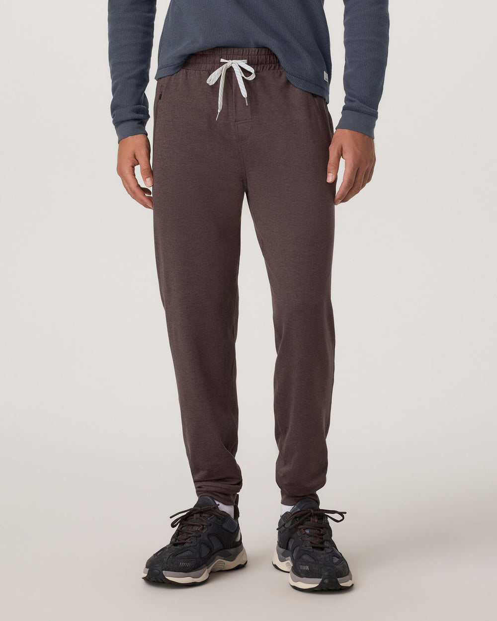 Men's Ponto Performance Jogger Sangria Heather | Vuori Clothing