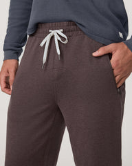 Men's Ponto Performance Jogger Sangria Heather | Vuori Clothing