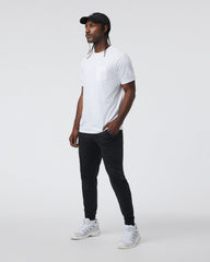 Ponto Performance Jogger Athletic Slim Fit 30" Black Heather | Vuori Outlet