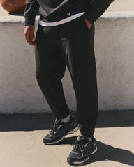Men's Coronado Mixed Media Sweatpant 28" Black Heather | Vuori Outlet
