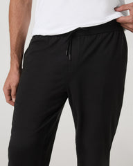 Men's Coronado Mixed Media Sweatpant 28" Black Heather | Vuori Outlet