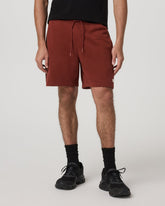 Cypress Vintage Short 7" Men's Firebrick Fleece Shorts | Vuori