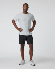 Kore Short Unlined 7" Black Unlined Athletic Shorts | Vuori