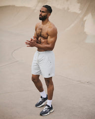 Kore Short Lined 7" Men's Sky Grey Athletic Shorts | Vuori For sale