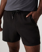 Kore Short Lined 5" Black Tonal Athletic Shorts | Vuori Discount