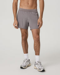 Qualify Short Lined 5" Men's Smokey Grey Athletic Shorts | Vuori Sale