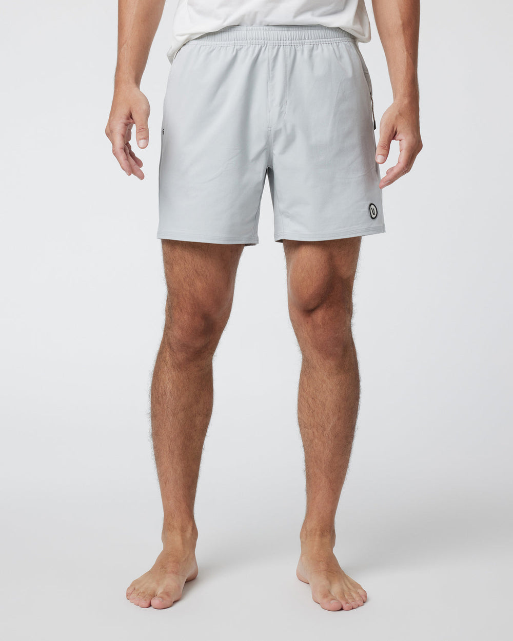 Maverick Volley Short Men's Sky Grey Hybrid Shorts | Vuori Outlet