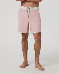 Cruise Boardshort 7" Men's Mauve Linen Texture Shorts | Vuori