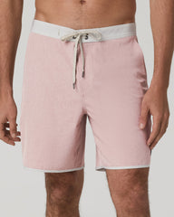 Cruise Boardshort 7" Men's Mauve Linen Texture Shorts | Vuori