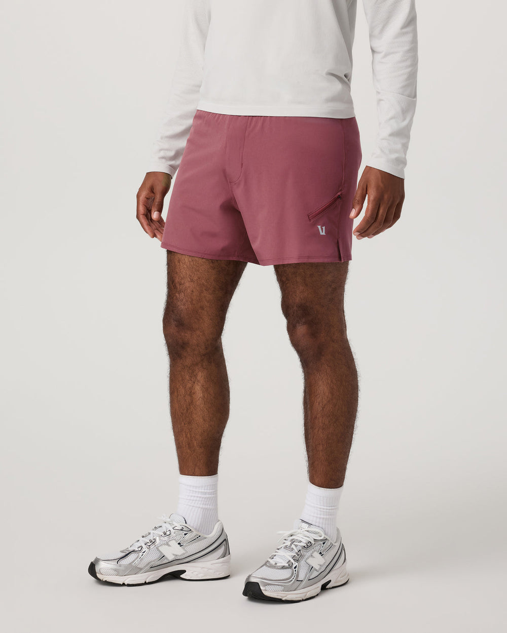 Qualify Short Lined 5" Men's Berry Performance Shorts | Vuori Discount