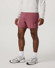 Qualify Short Lined 5" Men's Berry Performance Shorts | Vuori Discount