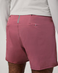 Qualify Short Lined 5" Men's Berry Performance Shorts | Vuori Discount