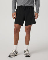 HardKore Short Lined 7" Men's Black Performance Shorts | Vuori On sale