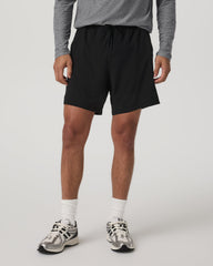 HardKore Short Lined 7" Men's Black Performance Shorts | Vuori On sale