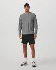 HardKore Short Lined 7" Men's Black Performance Shorts | Vuori On sale