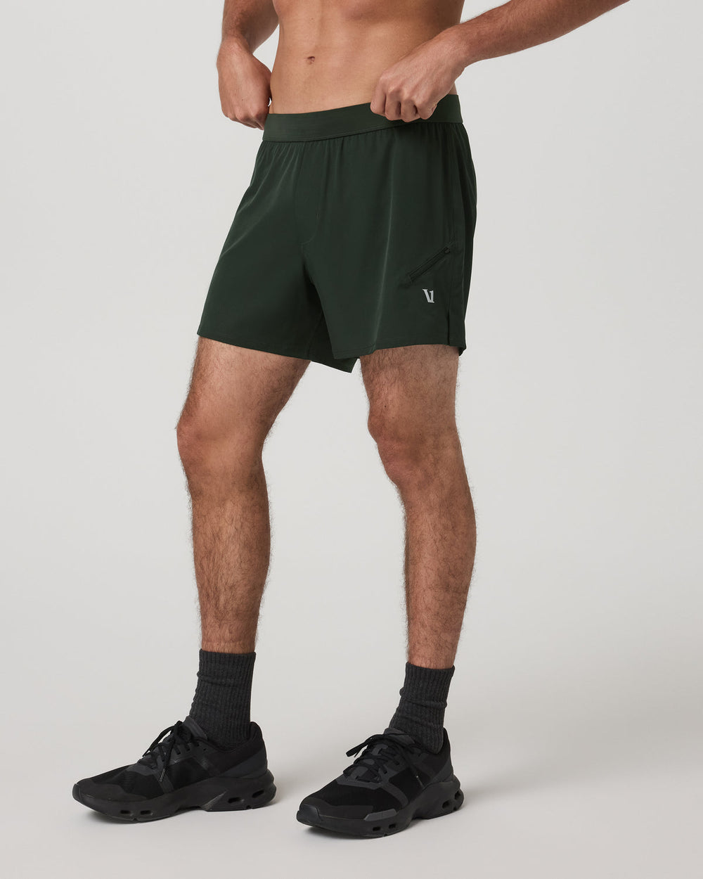 Qualify Short Lined 5" Men's Deep Forest Training Shorts | Vuori Discount