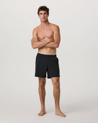 Maverick Volley Short Lined Men's Black Swim Shorts | Vuori Online