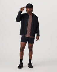 Qualify Short Lined 5" Men's Black Performance Shorts | Vuori US