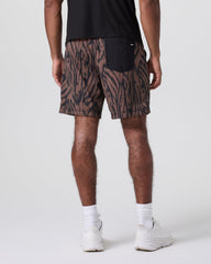 Kore Short Lined 7" Men's Chocolate Milk Mirage | Vuori Discount
