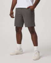 Meta Short 8" Men's Warm Grey Classic Chino Shorts | Vuori