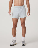 Qualify Short Lined 5" Men's Sky Grey Training Shorts | Vuori On sale