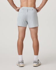 Qualify Short Lined 5" Men's Sky Grey Training Shorts | Vuori On sale