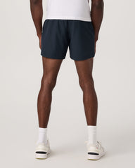 Crosscourt Short Unlined 5" Men's Navy Tennis Shorts | Vuori