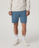 Coronado Short 8" Men's Pool Blue Heather Lounge Short | Vuori