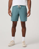 Banks Session Short Unlined 7" Bluegrass Linen Texture | Vuori Online