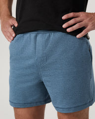 Coronado Short 5" Men's Pool Blue Heather Lounge Shorts | Vuori For sale
