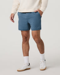 Coronado Short 5" Men's Pool Blue Heather Lounge Shorts | Vuori For sale