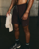 Grafton Short Lined 7" Men's Raisin Training Shorts | Vuori Outlet
