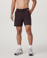 Grafton Short Lined 7" Men's Raisin Training Shorts | Vuori Outlet