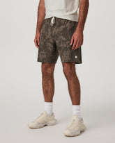Banks Session Short Unlined 7" Root Earth Linen Texture | Vuori Online